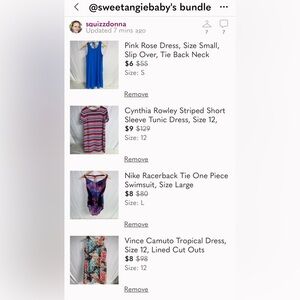 Reserved bundle for @sweetangiebaby